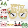 Christmas Glasses Santa Claus Xmas Tree Eyeglasses Photo Prop Party Decoration Supplies 40 Designs Optional Gifts