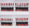 29 Colors Lipstick Matte Rouge A Levres Aluminum Tube Lustre Lipsticks with Series Number Russian Red Top Quaity Free Shipping