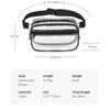 Waist Bags Fashion PVC Women Transparent Bag Trendy Outdoor Sports Chest Large Capacity Waterproof Storage Shoulder