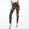 Dameslegging Workout Sport Polyester Fitness Leggins Groen Grijs Camouflage Gedrukt Vrouw Potloodbroek Push Up Jeggings Sexy