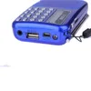 Radio Redamigo Portable Digital LCD Display FM Radio Wsparcie Micro SD TF Dysk USB MP3 Player T508