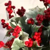 装飾的な花1ピースビーンブランチシミュレーションビーンズクリスマスベリー卸売ウェディングシルクホームデコレーション