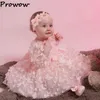 Abiti da ragazza Prowow 0 3Y Baby Butterfly For Girls Puffy 3D Appliques Pizzo Mesh Princess Dress Abiti da compleanno per bambini Outfit 230630