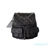 mini original designer bag cowhide frog backpack diamond schoolbag backpack homeless woman the most beautiful scenery