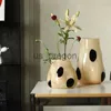 Vase Polka dots昔ながらのゼネラルガラス花瓶の家の装飾フラワーポットコンテナ植物ホルダーハンドメイドフラワーポットx0630