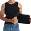 Waist Tummy Shaper CXZD Men Body Shapers Waist Trainer Sauna Vest Abdomen Slimming Sweat Vest Fat Shapewear Tank Tops Fitness Belt 230629