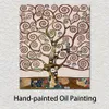 Beautiful Landscapes Canvas Art Tree of Life (luxury Line) Gustav Klimt Oil Painting Handmade Bathroom Decor