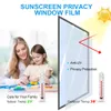 Pencere Filmi 10m Güneşten Koruma Gümüş Cam Filmi Tek Yönlü Ayna Yansıtıcı Güneş Tonu Pravicy Anti-UV Kendinden yapışkanlı Cam Bina Renk 230629