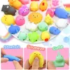 Dekompresja zabawek Squishies Mochi Squishy Toys 40pcs imprezowe uprzejme dla dzieci Mini Kawaii Animal Squishies Cat Squeeze Stres Stress Zabawki losowe 230629