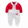 Clothing Sets Christmas Velvet New Baby Girl Rompers roupas de bebe Long Sleeve Warm Winter Infant Boys Clothes New Born Body Bebes Clothing J230630