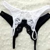 Sexy Femme Sous-Vêtements String Arc Dentelle Crotchless Culotte Intimates Sexy Babydoll Culotte Mémoires Porno Lingerie Produits de Sexe Chemise191F