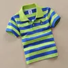 Polos School Polo Shirts Summer Children's Short Sleeve Boys Polo Striped Kids Boy Tops tees Cotton Girls Boys Polo Shirts 230629