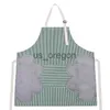 Vases Hand wipe apron Japanese style waterproof and oil proof cooking smock kitchen fashion household women's adult apron x0630