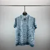 Mens Flower Tiger Print Shirts Casual Button Down Short Sleeve Hawaiian Shirt Suits Summer Beach Designer Dress M-3XL QW31 J648