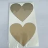 Kleefstickers 100st Kras 70x80mm Liefde Hart Vorm Rose Goud Kleur Blanco Voor Geheime Code Cover Home Spel Bruiloft Bericht 230630