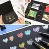 Markers 1020 Color Metallic Paint Marker Pen Permanent Writing Rock Painting Po Album Scrapbook Glass Wood Canvas Card Art marker 230630