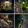 Solar Light Outdoor Garden Stake Color Changing LED Landscape Pathway For Patio Lawn Waterproof