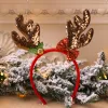 Fasce natalizie Fantasia Corna di renna Fascia per capelli Natale Bambini Baby Hairhoop Decorazioni per feste Copricapo Accessori caldi Regalo DHL