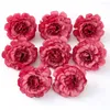 Dekorativa blommor Silk Rose Artificial Flower Head Fake For Home Decor Christmas Party Marriage Wedding Decoration Diy Wreath Accessories