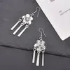 Dangle Earrings Bohemian Style Flowers Type Fashion Alloy Tassel Jewelry Suitable For Girls' Holiday Party Graduation Gifts