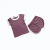 Kläderuppsättningar Hitomagic Kids Summer Clothes Boys Girls Toddler Outfits Shorts 2 Piece Set Little Girl Baby 230630