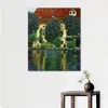 Famous Female Canvas Art Schloss Kammer on Attersee Ii Gustav Klimt Oil Painting Reproduction Handmade High Quality