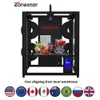 Scanning Zonestar Multi Color 3d Printer 4 Extruders 4in1out Closed Frame Large Size Silent Auto Leveling Fast Printing Corexy Z9v5pro