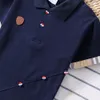 Polos Enfants Polo Solide Enfants Garçons Polos Corée Mode Garçons Designer Vêtements Uniforme Scolaire 2-14 Ans 230629