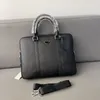 Designer Laptop Bag Mens Bag Briefcase Classic Cowhide 38cm Black Leather Tote Bag Leather Briefcases For Man Womens Cross Body Bags computer bag designer