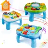 Musica per bambini Giocattoli sonori Tavolo musicale Giocattoli per bambini Macchina per l'apprendimento Giocattolo educativo Tavolo per l'apprendimento musicale Giocattolo Strumento musicale per bambini 6 mesi 230629