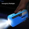 Radio Solar Emergency Radio FM MW SW Crank Dynamo Solar Emergency Radio World Receiver LED Flashlight Cell Phone Charger