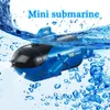 Electric/RC Boats EST Mini RC Submarine Remote Control Water Toy Ship High Speed ​​Radio Remote Control Boat Model Electric Kid Children's Gifts 230629