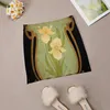 Kjolar art nouveau blommor sommar kvinnors shorts kjol 2 i 1 fitness yoga tennis