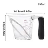 Storage Bottles Measuring Cups Angled Jugs 250 Ml Graduated Cup Large Pitcher Easy-Read Jug For Baking