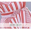 Sukienki swobodne kobiety letnia sukienka 2023 Koreańska luźna talia wycofanie a-line panie średniego eleganckie eleganckie krótkie rękawy midi