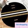 Fashion Brand Semicircle Floor Mat Carpet Door Mat Entrance Foyer Floor Mat Bathroom Door Water-Absorbing Non-Slip Mat All-match