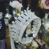 Hårklipp Amanda Novias Crown Headdress Princess Bride Vintage Luxury Baroque Wedding Jewelry Atmosphere
