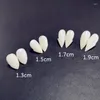 パーティーデコレーションハロウィーン吸血鬼の歯環境的に樹脂ペア1.9 cmホラー義歯小道
