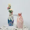 Vases Light Luxury Home Decor Modern Ceramic Flower Arrangement Vases Living Room TV Cabinet Wine Cabinet Decoration x0630