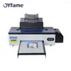 OYFAME A3 DTF T -skjorta utskriftsmaskin Värmepress Printer Direct Trasnfer Film Print för jeans hoodies