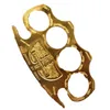 Weight About 220240g Metal Brass Knuckle Duster Four Finger Self Defense Tool Fitness Outdoor Safety Defenses Pocket EDC Tools Ge3442889