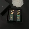 2023 CCity Stud Pendientes Perla Diamante Gota Oro Diseñador de pendientes para mujer Marca de moda No se desvanecen Pendientes de boda de plata para mujer 6023