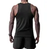 Débardeurs pour hommes Muscleguys Mesh Gym Top Mens Fitness Stringer Singlets Bodybuilding Chemise Sans Manches Été Slim Fit À Séchage Rapide Gilet De Sport