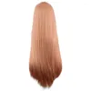 Party Supplies Anime Chainsaw Man Makima Power Cosplay Wig Long Heat Resistant Synthetic Hair Roll Play Wigs