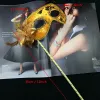 New Venetian Half Face Flower Mask Masquerade Party Mask On Stick Sexy Halloween Christmas Dance Wedding Birthday Party Mask Supplies Wholesale