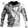 Moletons Masculinos PLstarCosmos 3DPrint Est Maori Tattoo Polynesia Presente Personalizado Harajuku Streetwear Casual Único Unissex Moletom/Moletom/Zip