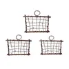 Andere Wohnaccessoires Rustikaler Luftpflanzen-Rahmenhalter Luftpflanzen-Rattan-Rahmenhalter Holzrahmen-Pflanzgefäß für Heimdekoration R230630