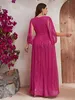 2023 Plus Size Vestidos de Baile Árabe Aso Ebi Rosa Elegante Luxuoso com lantejoulas Pérolas Bainha Pena Mesmo Festa Formal Segunda Recepção Vestidos Laterais Divididos vestidos de noite