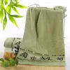 Bambufiberhanddukar Ställ hembadhanddukar för vuxna möter handduk Tjock absorberande lyxiga badrumshanddukar