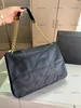 Mode Femmes Luxe Jamie Bandoulière Épaule Designer Sacs Vintage Marque De Mode 5A Qualité 1 1 Noir Grand Le Sac À Main Fourre-Tout Avec Chaîne En Or Y Bourse Pochette Portefeuille Sac